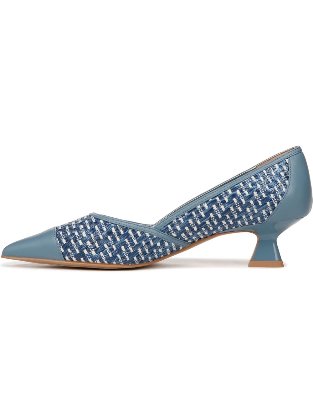 Franco Sarto Blue Milti Darcy Pointed Toe Kitten
Heel Pump NWT - Picture 4 of 6